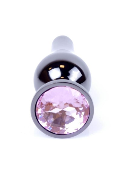 Plug-Jewellery Dark Silver BUTT PLUG- Rose B - Series HeavyFun