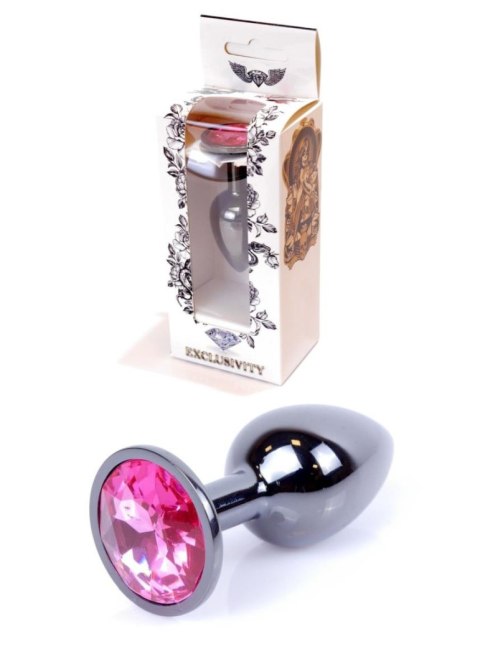 Plug-Jewellery Dark Silver PLUG- Pink B - Series HeavyFun