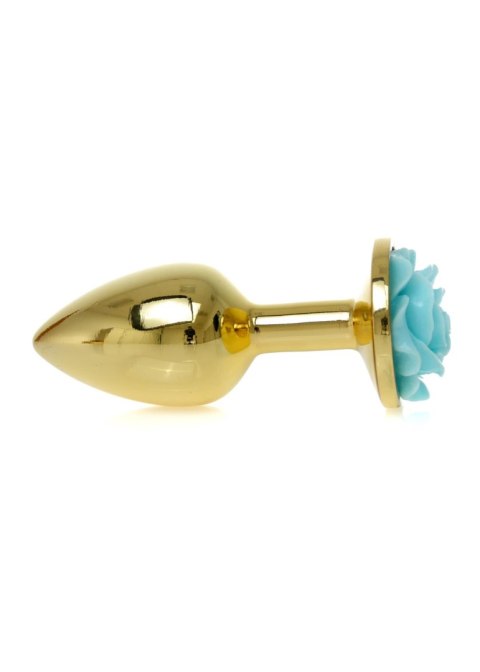 Plug-Jewellery Gold PLUG ROSE- Light Blue B - Series HeavyFun