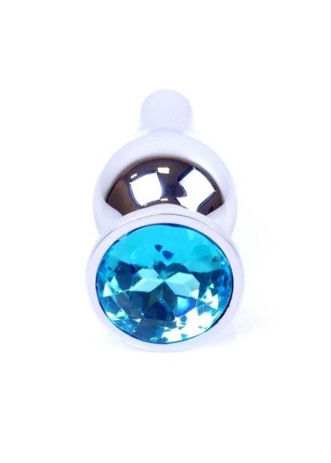 Plug-Jewellery Silver BUTT PLUG- Light Blue B - Series HeavyFun