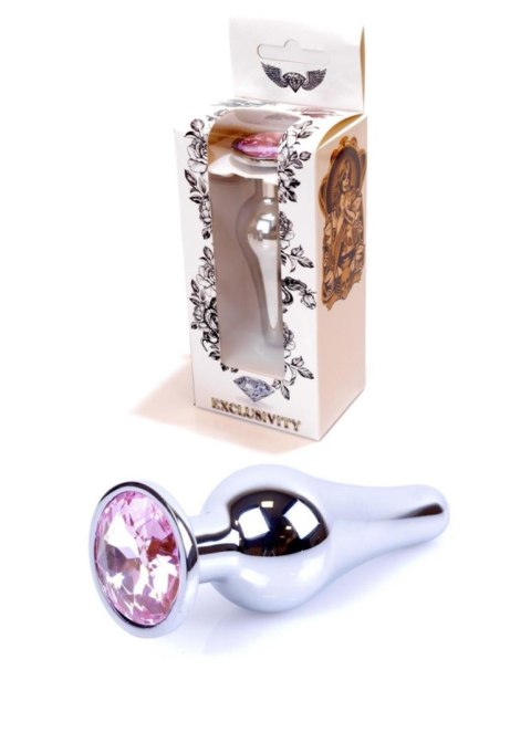 Plug-Jewellery Silver BUTT PLUG- Rose B - Series HeavyFun