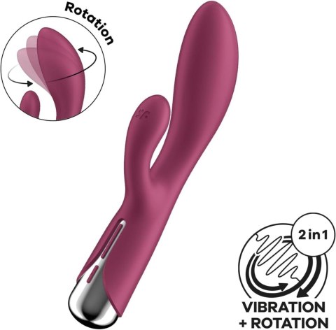 Satisfyer Spinning Rabbit 1 Red Satisfyer