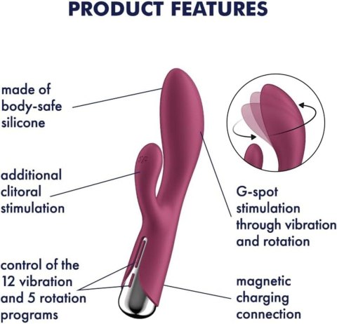 Satisfyer Spinning Rabbit 1 Red Satisfyer