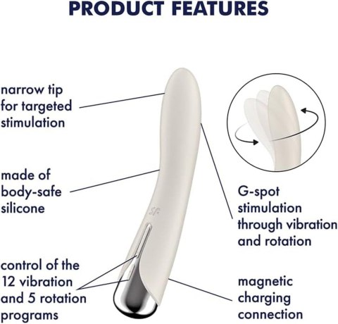 Satisfyer Spinning Vibe 1 Beige Satisfyer