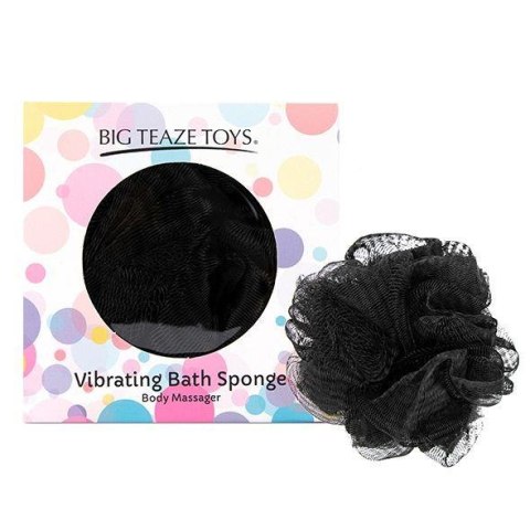 Big Teaze Toys - Bath Sponge Vibrating Black Big Teaze Toys