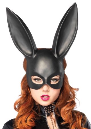 Masquerade Rabbit Mask Black Leg Avenue