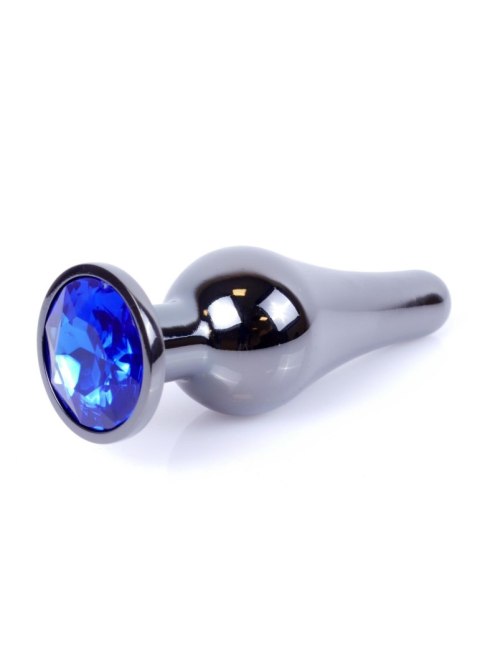 Plug-Jewellery Dark Silver BUTT PLUG- Dark Blue B - Series HeavyFun