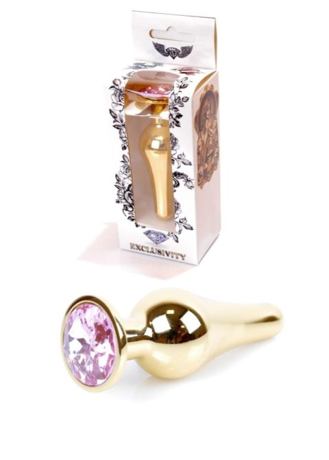 Plug-Jewellery Gold BUTT PLUG- Rose B - Series HeavyFun