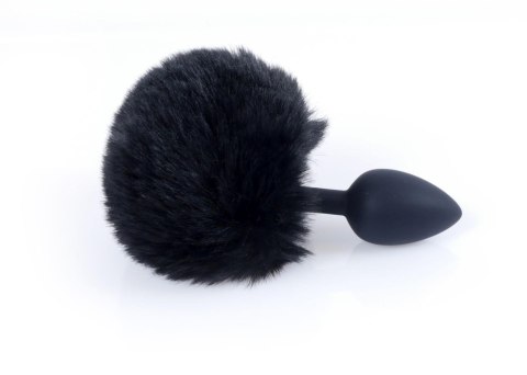 Plug-Jewellery Silicon PLUG - Bunny Tail - Black B - Series HeavyFun