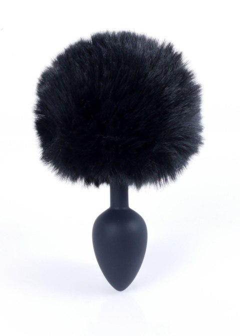 Plug-Jewellery Silicon PLUG - Bunny Tail - Black B - Series HeavyFun