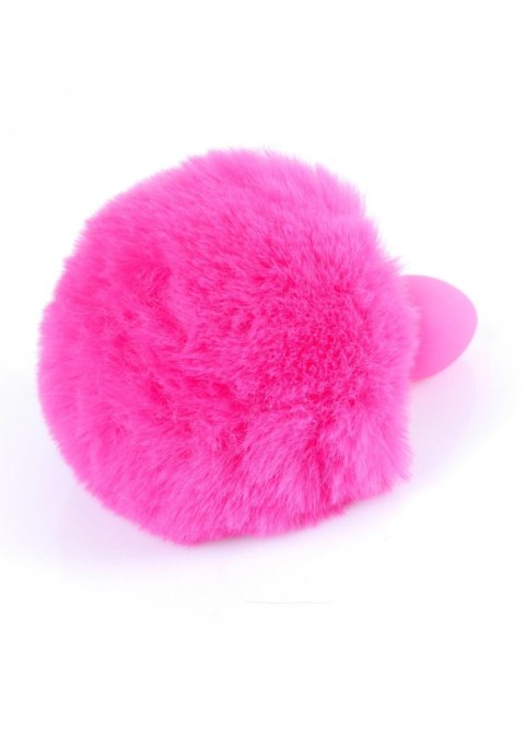 Plug-Jewellery Silicon PLUG - Bunny Tail - Pink B - Series HeavyFun