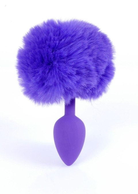 Plug-Jewellery Silicon PLUG - Bunny Tail - Purple B - Series HeavyFun