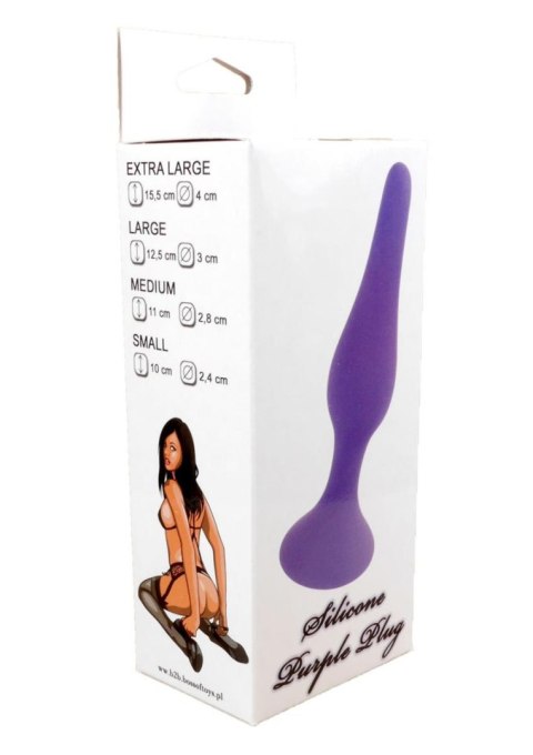 Plug-Silicone Plug Purple - Small B - Series HeavyFun