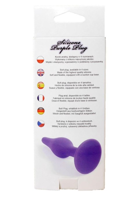 Plug-Silicone Plug Purple - Small B - Series HeavyFun