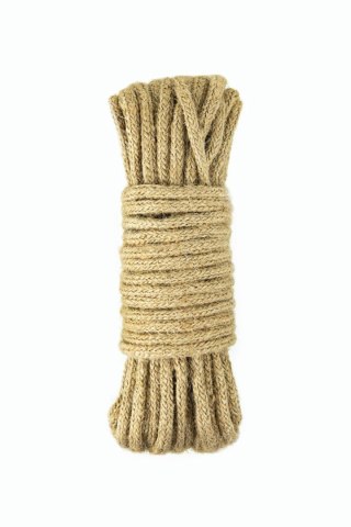 SM BONDAGE HEMP ROPE 10M (Size: M) Sweet Caress