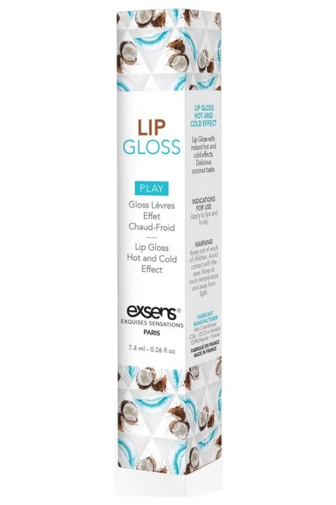 EXSENS HOT KISS LIP GLOSS COCONUT 7,4ML Exsens