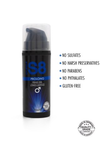 S8 Prolong Penis Gel 30ml Natural Stimul8 S8