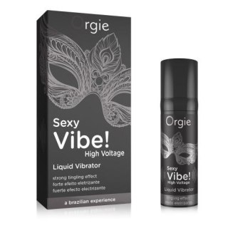 Żel-SEXY VIBE! HIGH VOLTAGE - LIQUID VIBRATOR - 15 ML Orgie