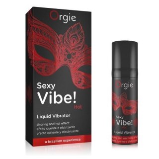 Żel-SEXY VIBE! HOT - LIQUID VIBRATOR - 15 ML Orgie