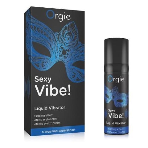 Żel-SEXY VIBE! - LIQUID VIBRATOR - 15 ML Orgie