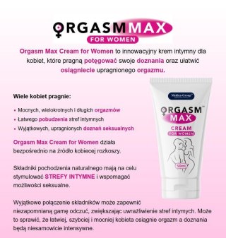 Żel/sprej - Orgasm Max cream for women 50 ml Medica