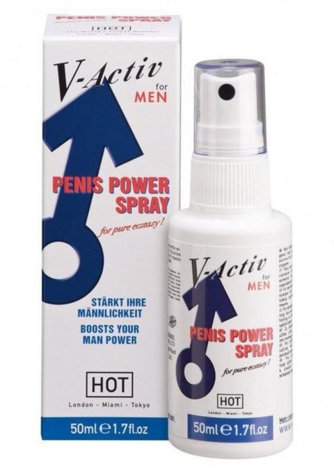 Żel/sprej-V-Activ Penis Power Spray for Men 50ml Hot