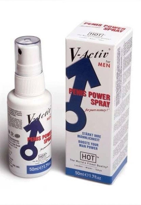 Żel/sprej-V-Activ Penis Power Spray for Men 50ml Hot