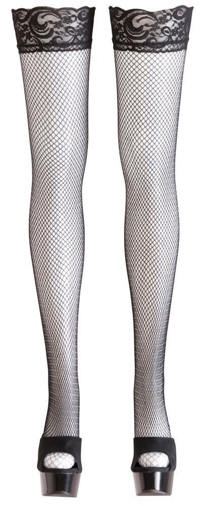 Net Hold-up Stockings black L Cottelli LEGWEAR