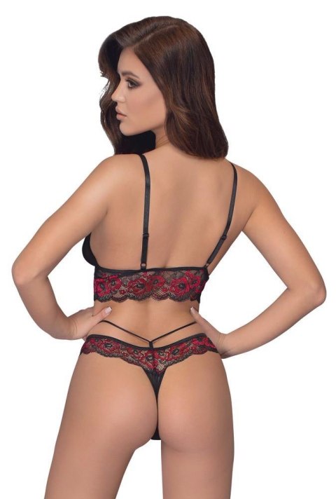 Bra Set black/red L Cottelli LINGERIE