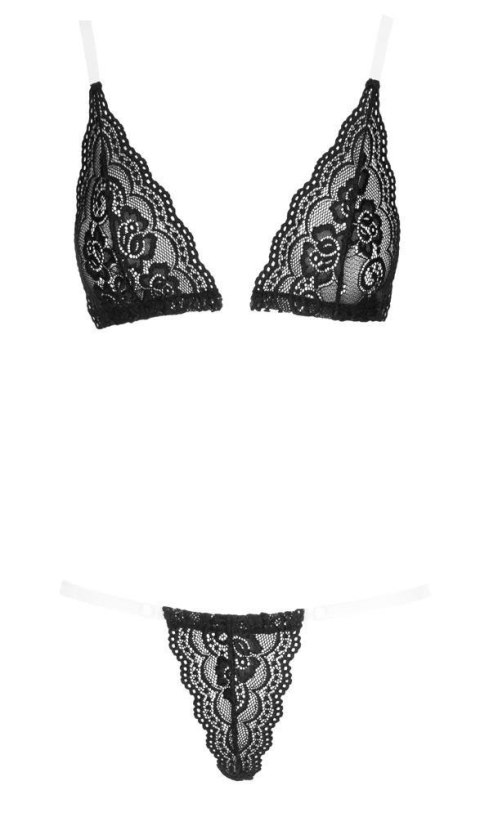 Bra Set with Silicone L Cottelli LINGERIE