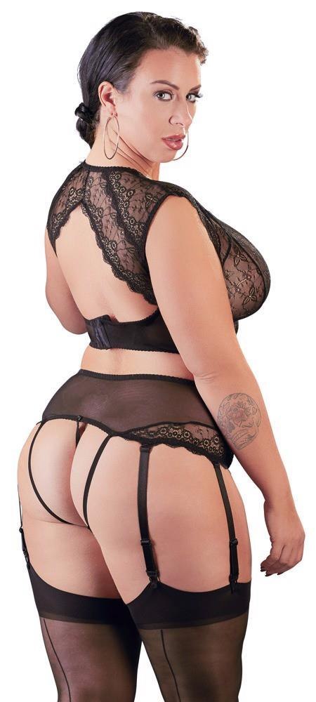 Lace Set black 3XL Cottelli CURVES