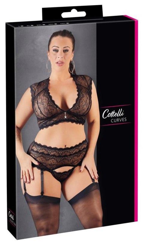 Lace Set black L Cottelli CURVES