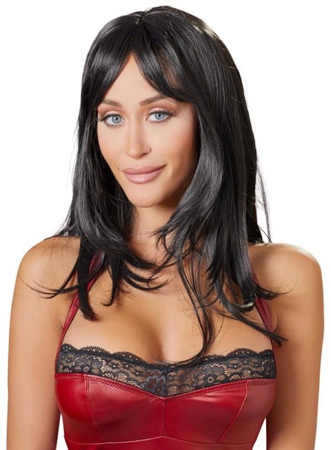 Long Black Wig Cottelli ACCESSOIRES