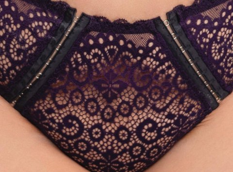 Bra Set purple 3XL Cottelli CURVES