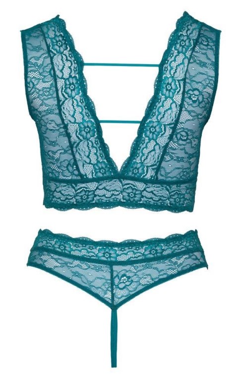 Bra Set teal 3XL Cottelli CURVES