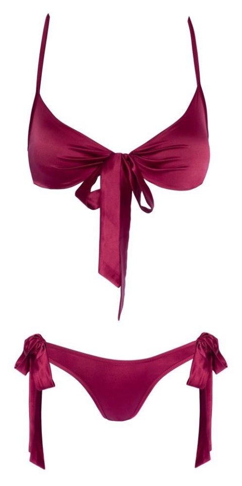 Bra and Briefs red L/XL Cottelli LINGERIE