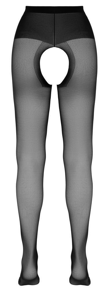 Crotchless Tights black 5 Cottelli LEGWEAR