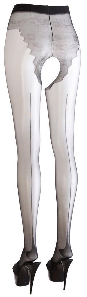 Crotchless tights 1 Cottelli LEGWEAR