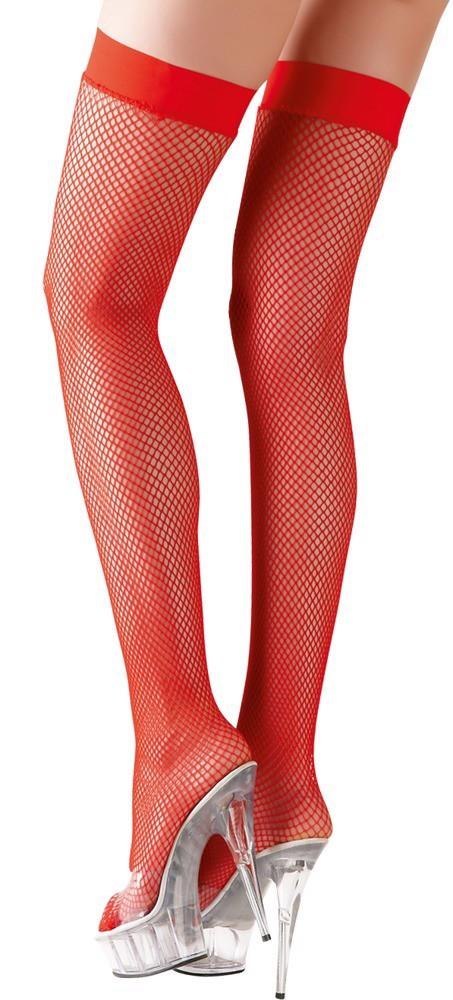 Hold-up Stockings red S Cottelli LEGWEAR