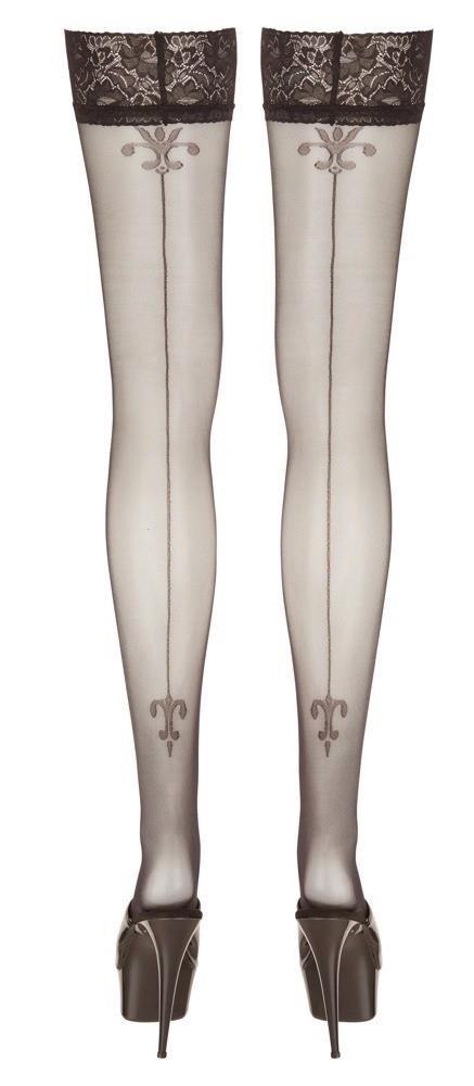 Hold-up Stockings with seam 4 Cottelli LEGWEAR