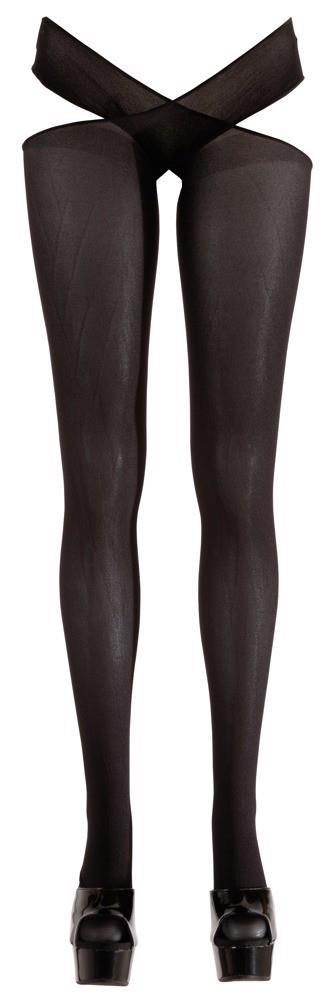 Stockings black L/XL Cottelli LEGWEAR