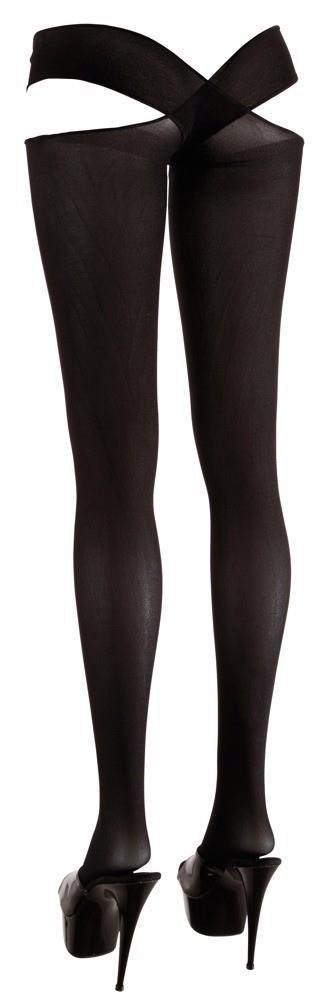 Stockings black L/XL Cottelli LEGWEAR