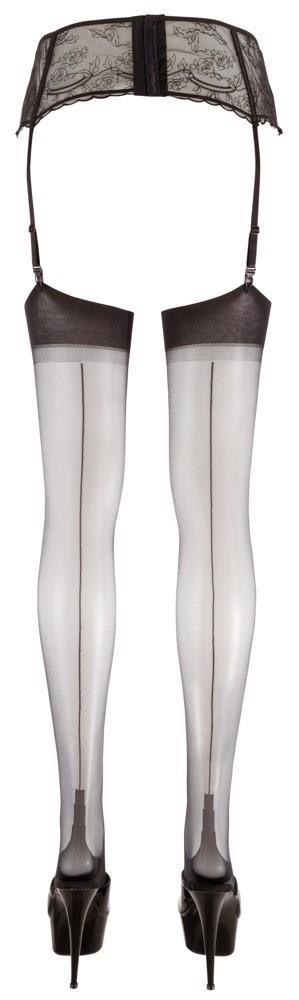 Stockings with seam black 1 Cottelli LEGWEAR