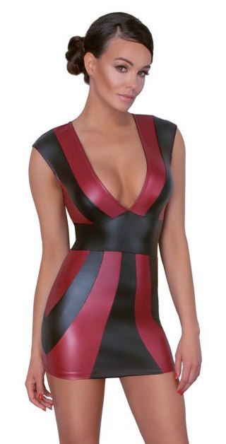 Dress red/black M Cottelli PARTY