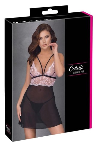 Babydoll black/pink M Cottelli LINGERIE