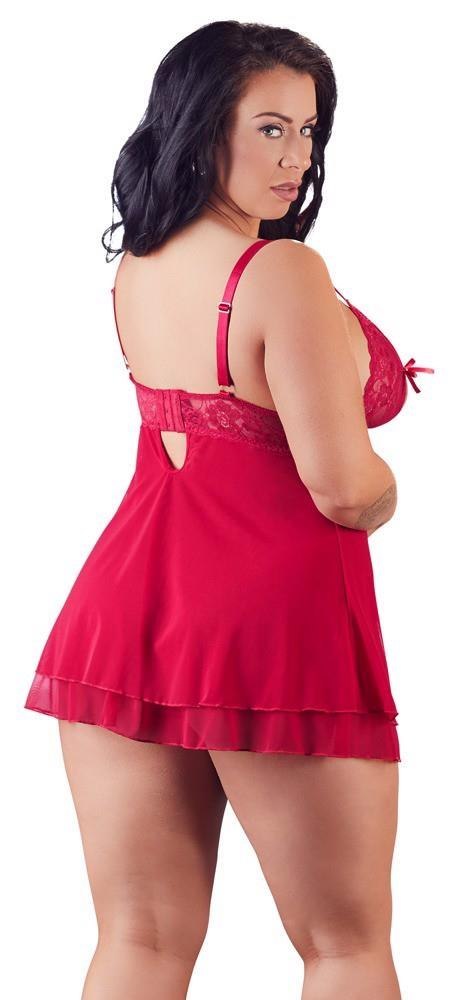 Babydoll red 3XL Cottelli CURVES