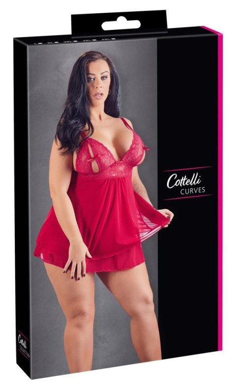 Babydoll red 4XL Cottelli CURVES