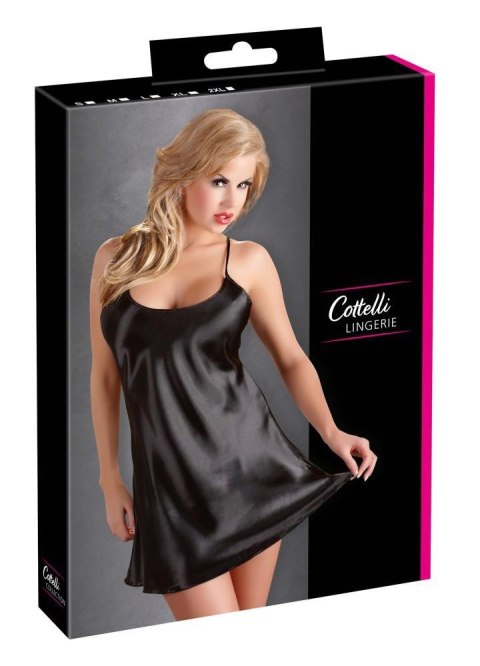 Satin Chemise Black M Cottelli LINGERIE