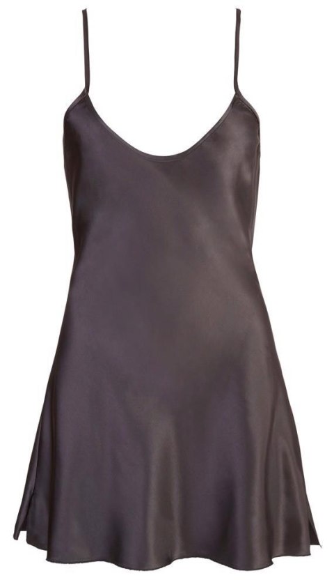 Satin Chemise Black M Cottelli LINGERIE