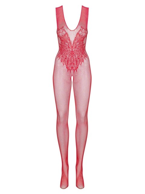 Bielizna-Bodystocking N112 czerwone XL/XXL Obsessive